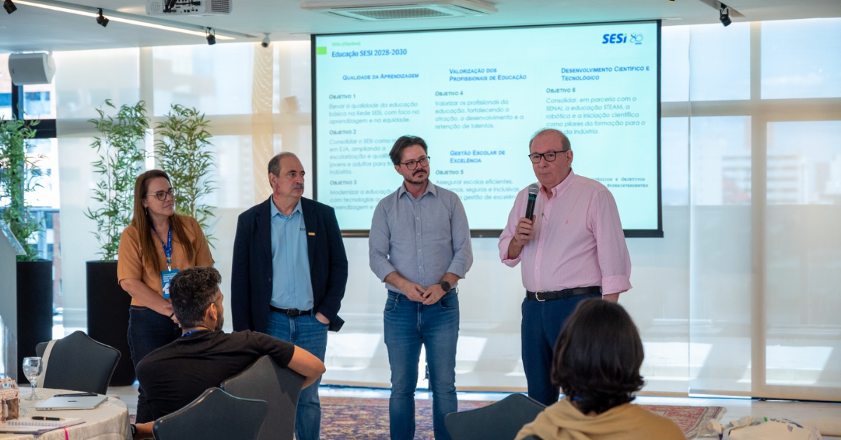 stratégia nacional SESI: gestores de Educação dos 27 estados se reuniram em Fortaleza para compartilhar experiências que servirão de referência na construção do planejamento da rede até 2030.