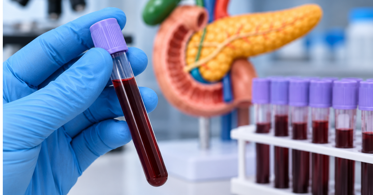 Pesquisa avaliou um exame de sangue capaz de estimar o risco de recidiva do câncer de pâncreas.