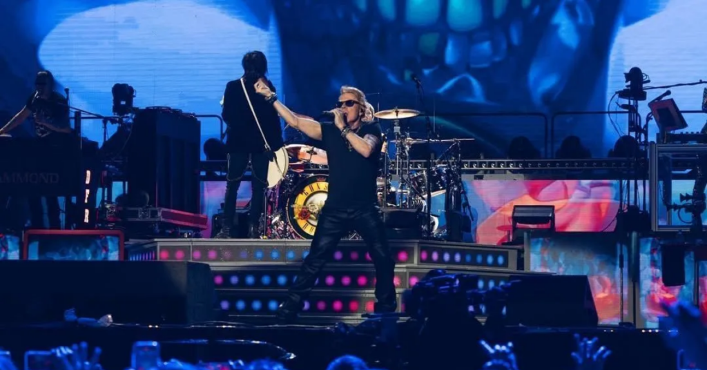 Guns N’ Roses associa a turnê mundial de 2026 a uma campanha de arrecadação voltada à saúde mental e à prevenção ao suicídio.