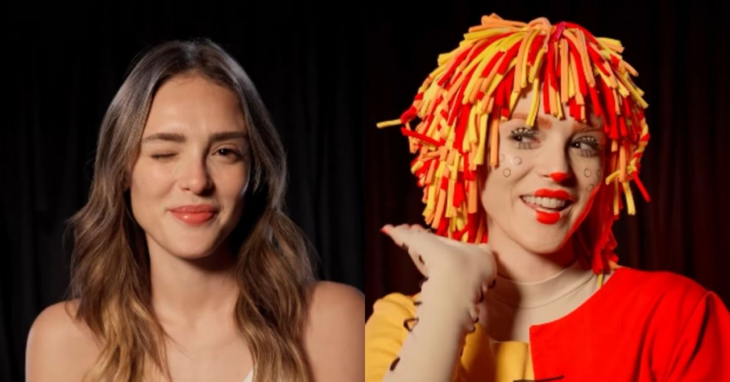 Isabelle Drummond voltou a vestir o figurino de Emília para anunciar a chegada do Sítio do Picapau Amarelo ao Globoplay.