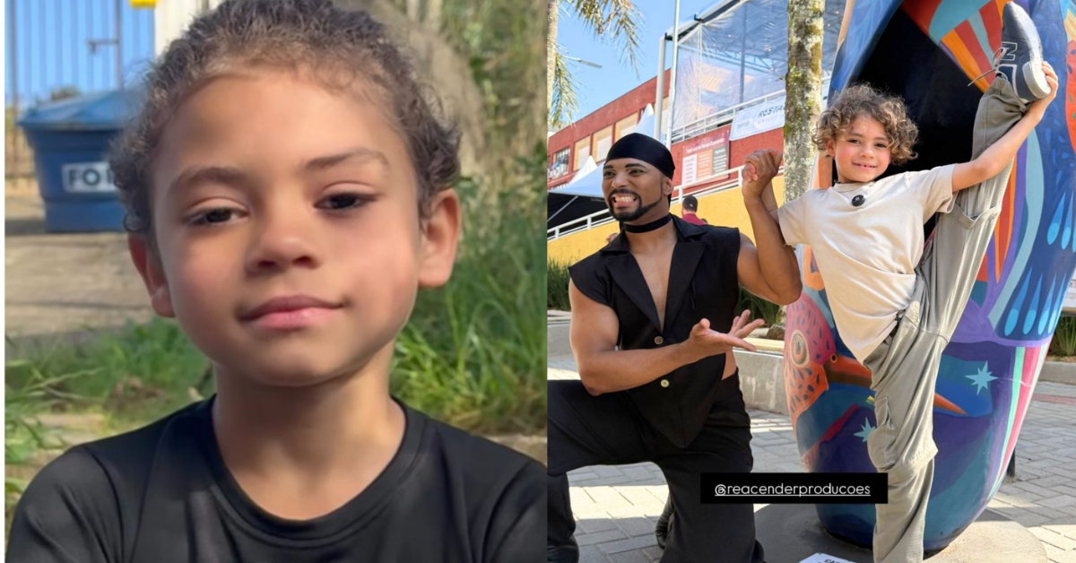 O menino bailarino Romeu conheceu de perto o Festival de Dança de Joinville após receber uma onda de apoio nas redes sociais. A viagem acontece antes mesmo da idade para disputar uma vaga na Escola do Teatro Bolshoi no Brasil.