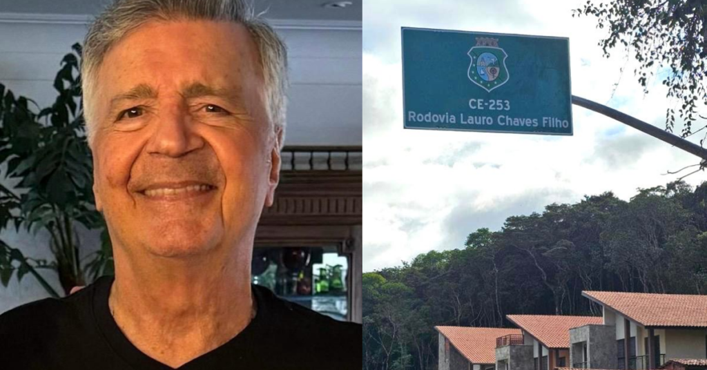 Lauro Chaves Filho dá nome à rodovia que liga a CE-253 ao Pico Alto, em Guaramiranga. A homenagem reconhece a contribuição do empresário para o desenvolvimento do Ceará.