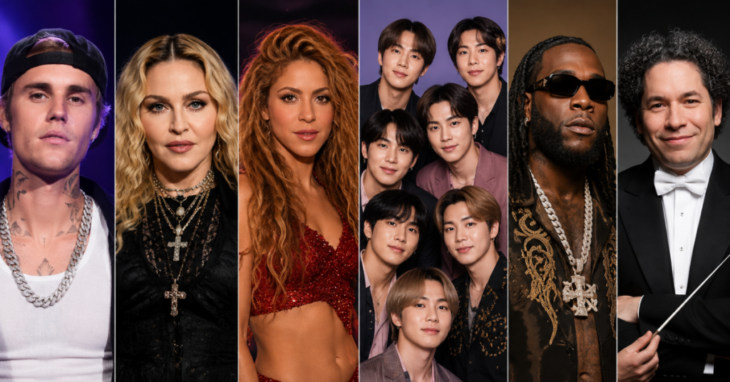 Justin Bieber passa a integrar o elenco do show do intervalo da Copa, que já arrecadou mais de US$ 50 milhões para ampliar o acesso à educação e ao esporte.