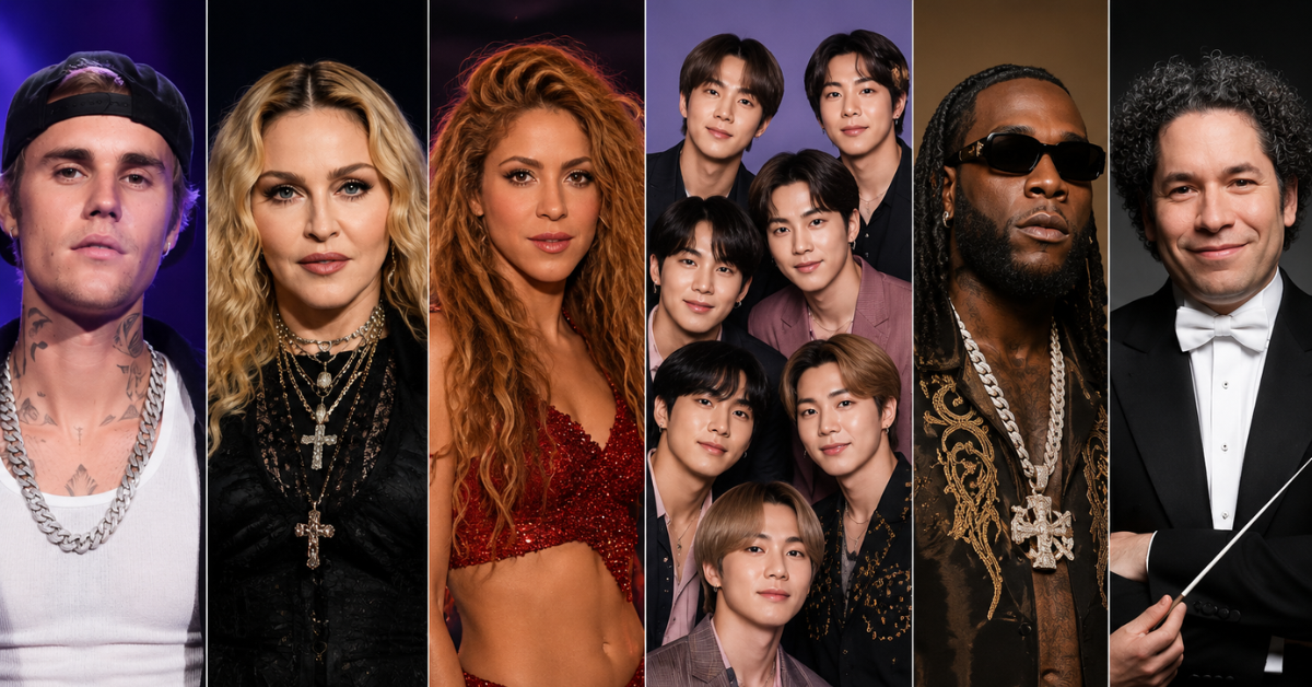 Justin Bieber passa a integrar o elenco do show do intervalo da Copa, que já arrecadou mais de US$ 50 milhões para ampliar o acesso à educação e ao esporte.