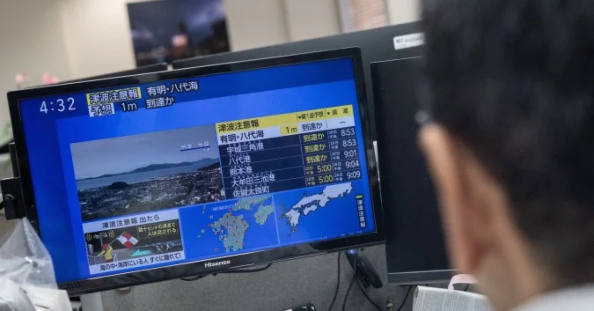 O sistema de alerta do Japão enviou avisos em segundos para milhões de pessoas, permitindo que a população reagisse rapidamente após o terremoto.