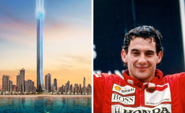 Senna Tower, em Balneário Camboriú, terá tecnologia de contrapeso para reduzir oscilações provocadas pelo vento.