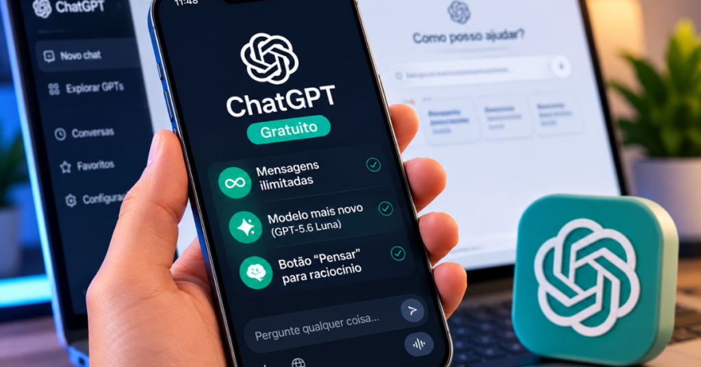 ChatGPT gratuito está no centro de novas mudanças anunciadas para a plataforma.