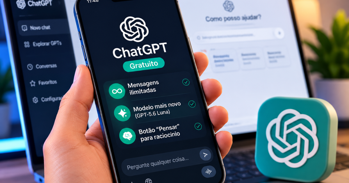 ChatGPT gratuito está no centro de novas mudanças anunciadas para a plataforma.