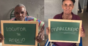 Idosos de lar relembram profissões e mostram as histórias que a idade não apaga