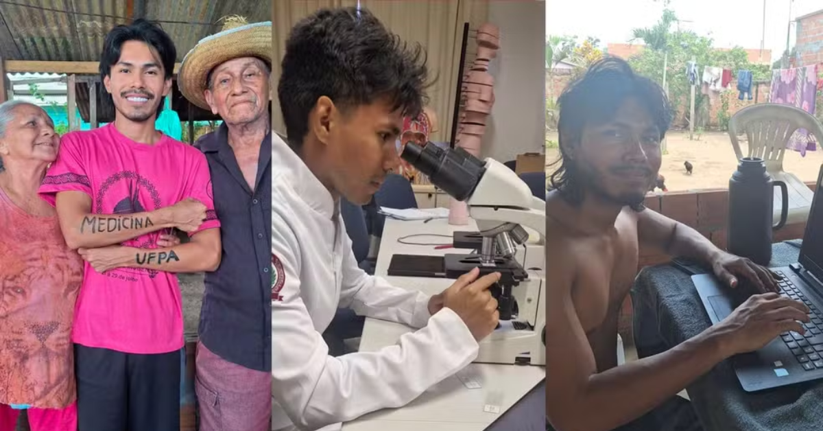 Janilson Silva dos Anjos usa as redes sociais para mostrar a rotina como estudante de medicina e inspirar outros jovens.