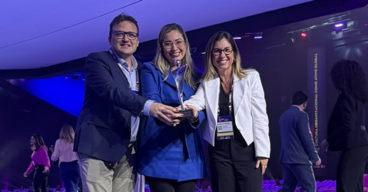 Representantes da M. Dias Branco durante a entrega do Prêmio Ser Humano 2026.