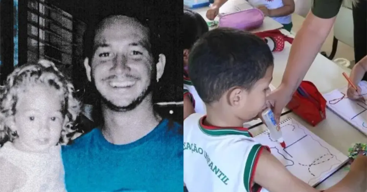 Crianças atendidas pela Escola Filantrópica Andrea Pescia, em Fortaleza.