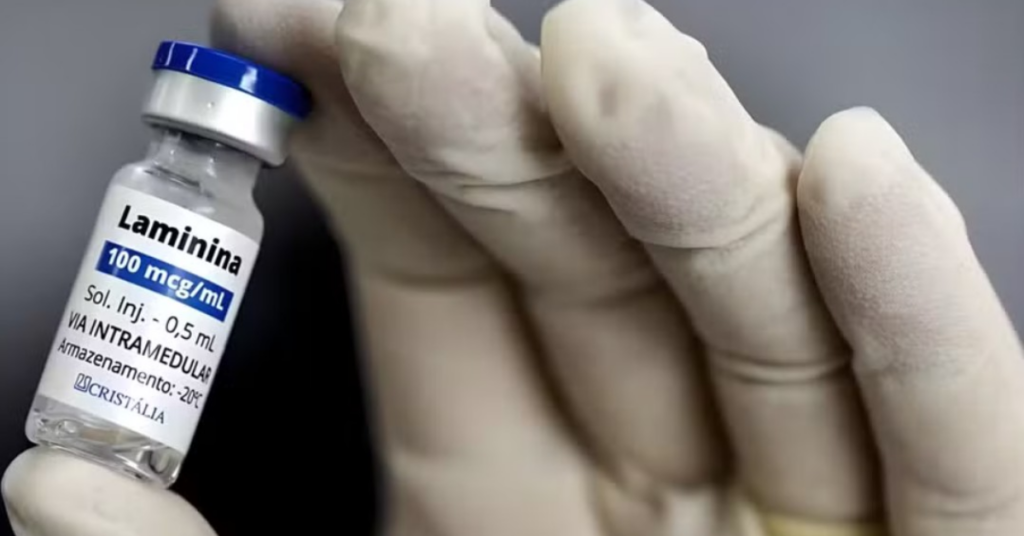 Teste clínico da polilaminina para lesões na medula espinhal.