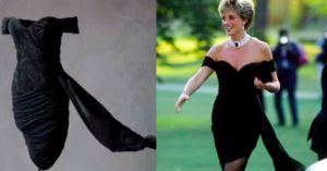 Famoso “vestido da vingança” de Lady Di será leiloado para caridade